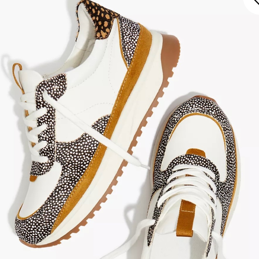 Madewell MWL Fur pattern sneakers